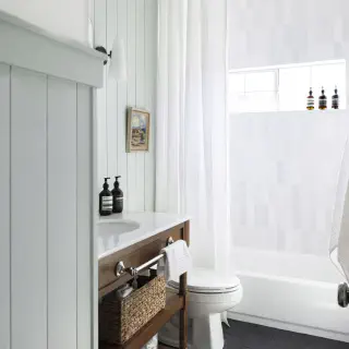 Badezimmer Fliesen Ideen im Cottage-Stil