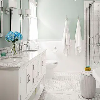 Bad-Fliesen-Farbschema Ideen für ein stilvolles Badezimmer