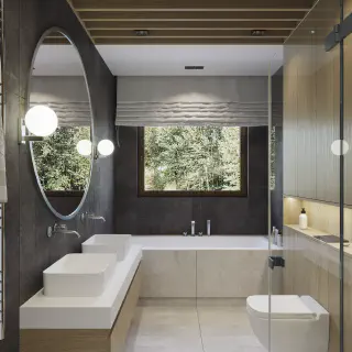 Bilder von kleinen Badezimmer-Fliesendesigns