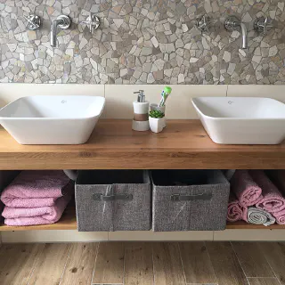 Fliesentisch Waschtischplatte für das Badezimmer