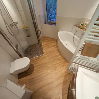 Ideen für Badezimmer-Fliesenspritzschutz